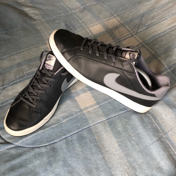 nike court majestic leather black